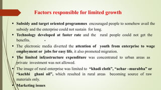 Prospects and challenges of rural entrepreneurship in india | PDF