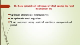 Prospects and challenges of rural entrepreneurship in india | PDF