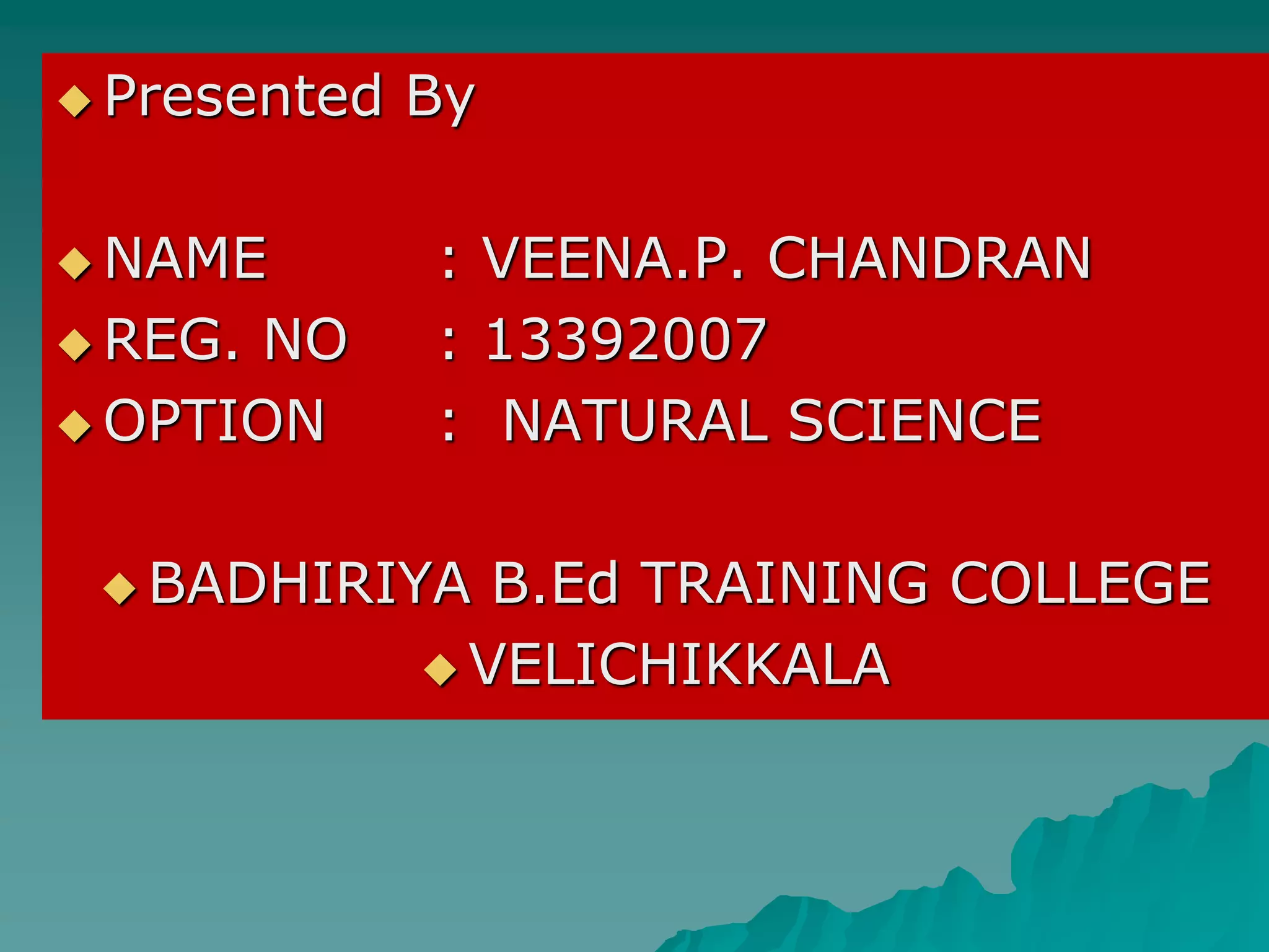 Veena new ppt | PPT