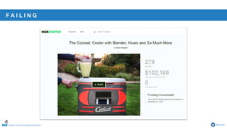 Online Games Consulting & Services @icotom
F A I L I N G
 