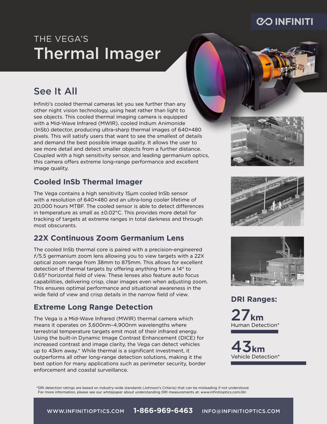 Vega is a Long Distance Zoom Thermal Infrared Camera Complete turkey ...