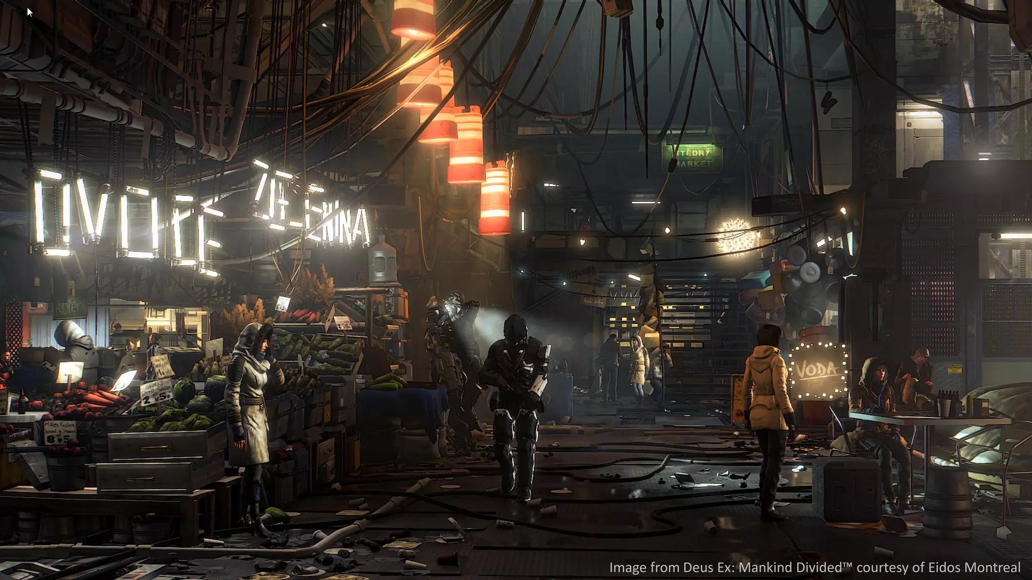 CONFIDENTIAL | UNDER NDA UNTIL JANUARY 5, 2017, 9AM ESTCONFIDENTIAL | UNDER NDA UNTIL JANUARY 5, 2017, 9AM EST
Image from Deus Ex: Mankind Divided™ courtesy of Eidos Montreal
 