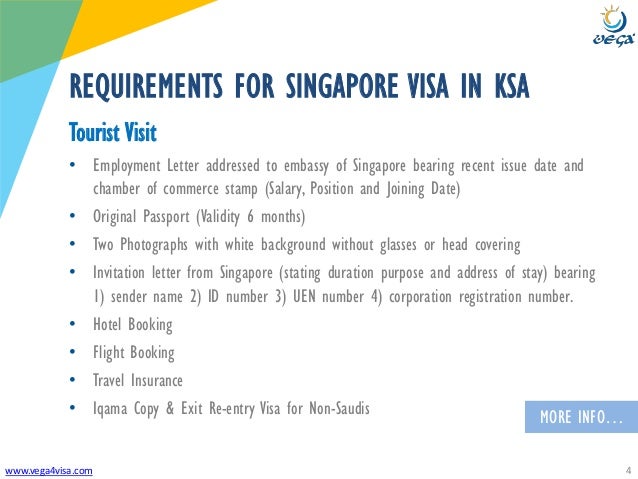 requirements for tourist visa in singapore