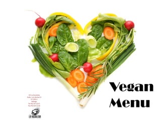 IES La Rosaleda
Avda. Luis Buñuel 8
CP 29011
Málaga
Tel 952 64 10 91
Fax 952 64 12 66

Vegan
Menu

 