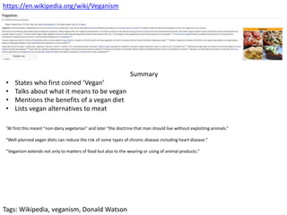 Vegan nutrition - Wikipedia