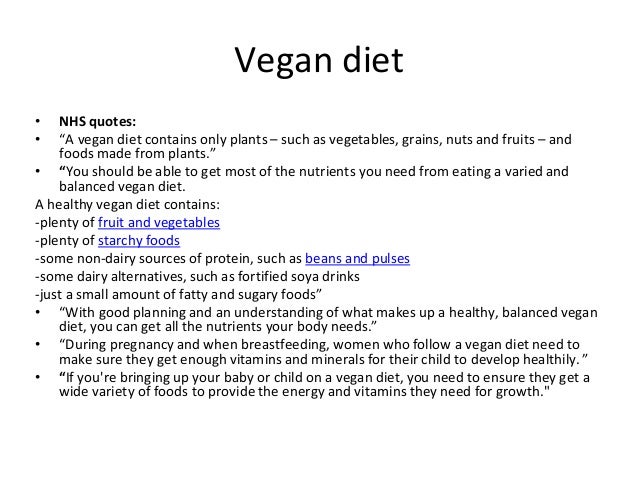 Veganism research for booklet