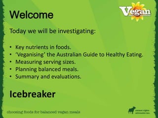 Vegan Meal Planning | PPT