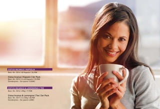 Cistus Incanus | Kapseln 
Best.-Nr.: 5014 | 60 Kapseln | 34,90E 
Cistus Incanus | Kapseln | 3er Pack 
Best.-Nr.: 5015 | 3 x 60 Kapseln | 93,90E 
(Sonderpreis – Sie sparen 10,80E) 
Cistus Incanus & Lemongras | Tee 
Best.-Nr.: 5016 | 250g | 17,90E 
Cistus Incanus & Lemongras | Tee | 3er Pack 
Best.-Nr.: 5017 | 3 x 250g | 48,90E 
(Sonderpreis – Sie sparen 4,80E) 
 