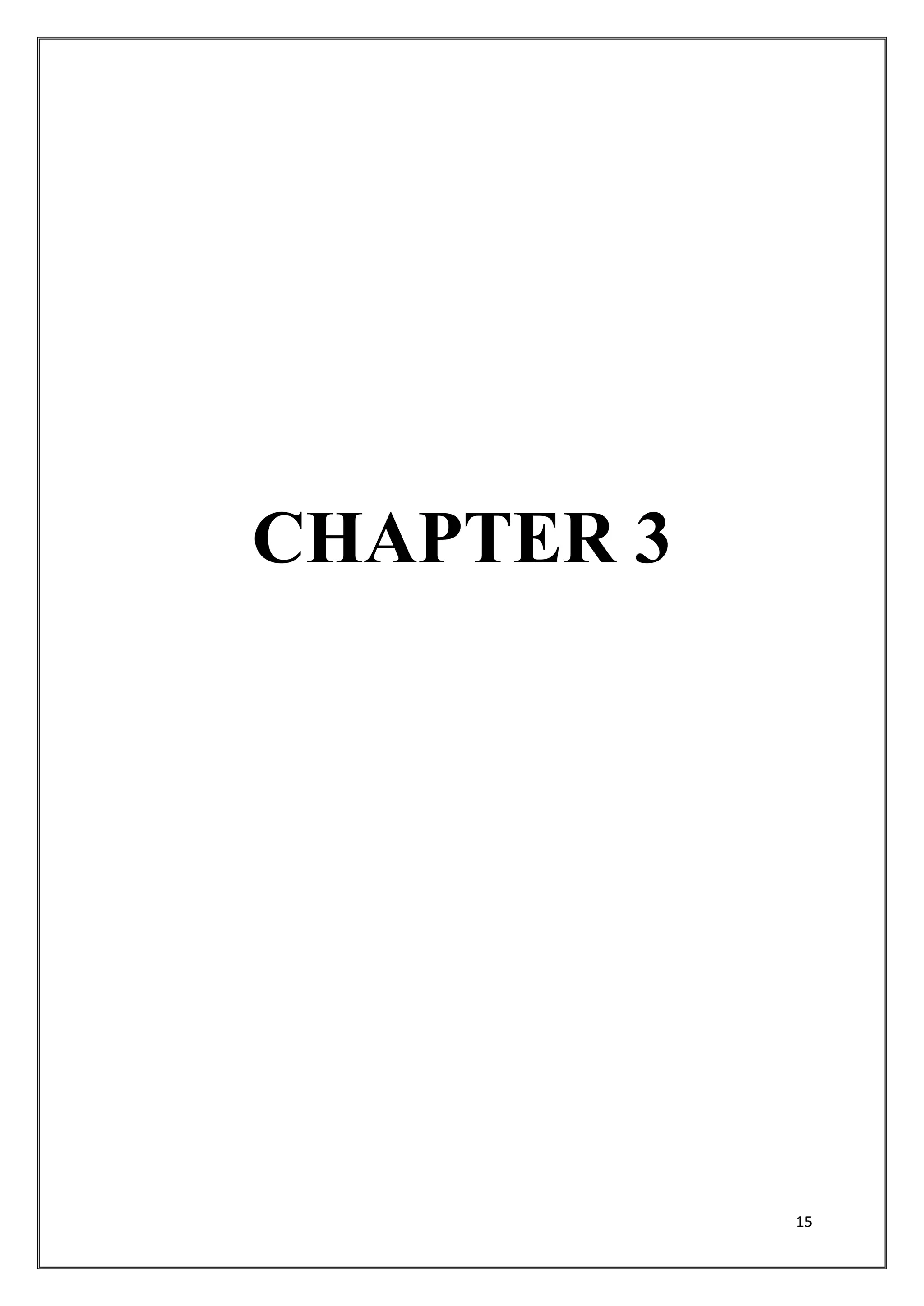 15
CHAPTER 3
 