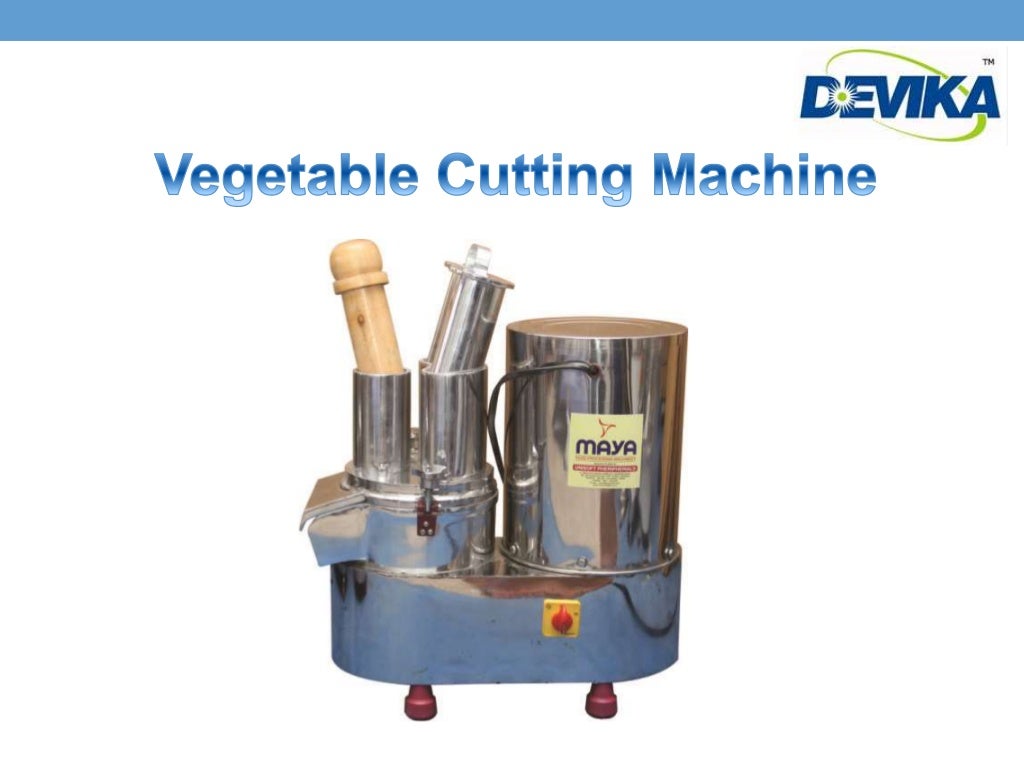 Vegetable cutting machine