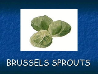 BRUSSELS SPROUTSBRUSSELS SPROUTS
 