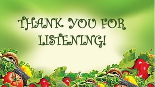 THANK YOU FOR
LISTENING!
 