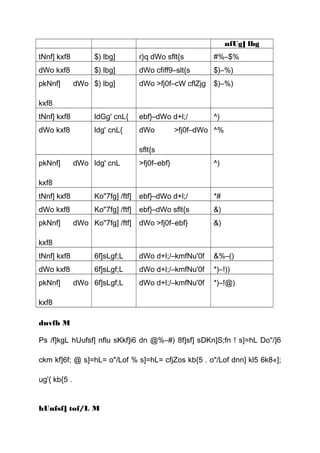 nfUg] lbg
tNnf] kxf8 $) lbg] r}q dWo sflt{s #%–$%
dWo kxf8 $) lbg] dWo cfiff9–slt{s $)–%)
pkNnf] dWo
kxf8
$) lbg] dWo >fj0f–cW cflZjg $)–%)
tNnf] kxf8 ldGg' cnL{ ebf}–dWo d+l;/ ^)
dWo kxf8 ldg' cnL{ dWo >fj0f–dWo
sflt{s
^%
pkNnf] dWo
kxf8
ldg' cnL >fj0f–ebf} ^)
tNnf] kxf8 Ko"7fg] /ftf] ebf}–dWo d+l;/ *#
dWo kxf8 Ko"7fg] /ftf] ebf}–dWo sflt{s &)
pkNnf] dWo
kxf8
Ko"7fg] /ftf] dWo >fj0f–ebf} &)
tNnf] kxf8 6f]sLgf;L dWo d+l;/–kmfNu'0f &%–()
dWo kxf8 6f]sLgf;L dWo d+l;/–kmfNu'0f *)–!))
pkNnf] dWo
kxf8
6f]sLgf;L dWo d+l;/–kmfNu'0f *)–!@)
dnvfb M
Ps /f]kgL hUufsf] nflu sKkf]i6 dn @%–#) 8f]sf] sDKn]S;fn ! s]=hL Do"/]6
ckm kf]6f; @ s]=hL= o"/Lof % s]=hL= cfjZos kb{5 . o"/Lof dnn] kl5 6k8«];
ug'{ kb{5 .
hUufsf] tof/L M
 