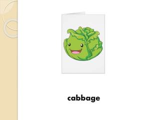 Vegetables vocabulary | PPTX