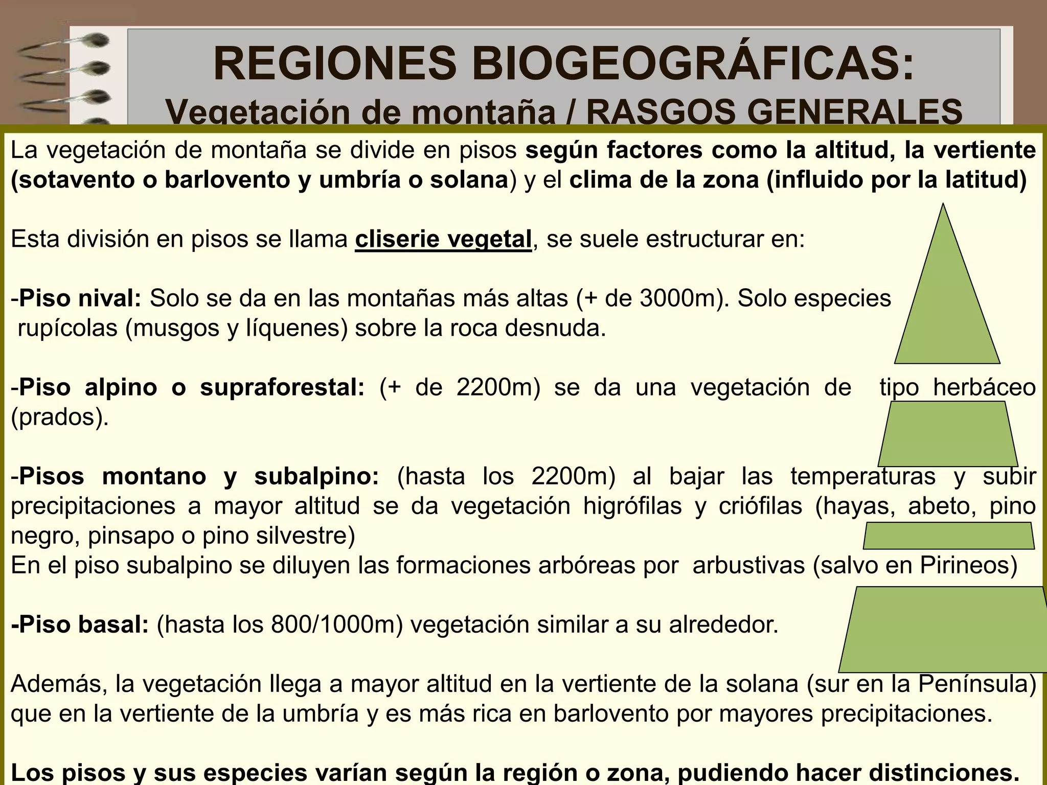 VEGETACION ALPINA Y DE RIBERA | PPT