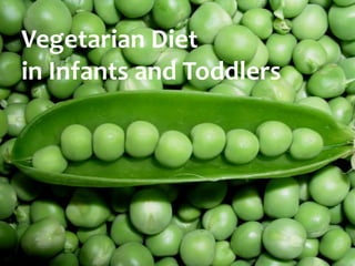 Vegetarian Diet
in Infants and Toddlers
 