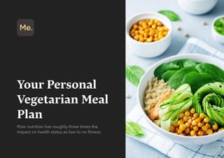 YourPersonal
VegetarianMeal
Plan
 