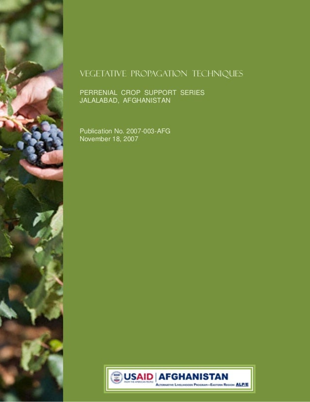 Vegetative propagationtechniques importance