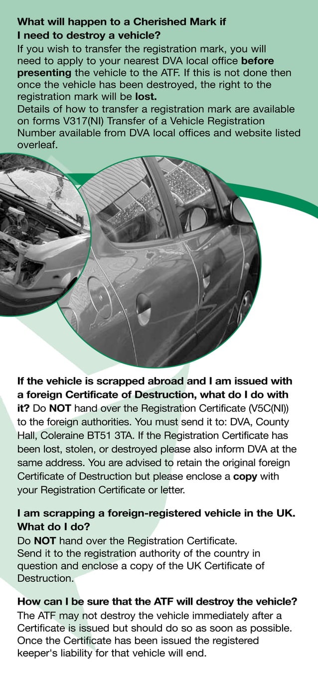 Vehicle certificate of destruction PDF Certified Pre Owned Cars