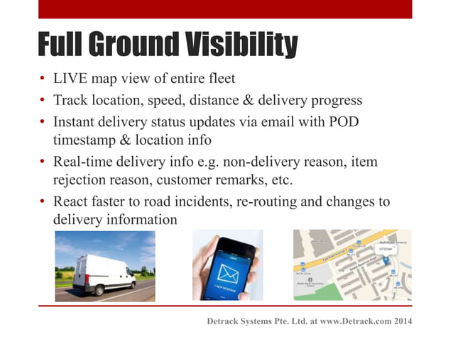Vehicle Tracking & Proof Of Delivery (POD) Solution By Detrack | PPTX ...