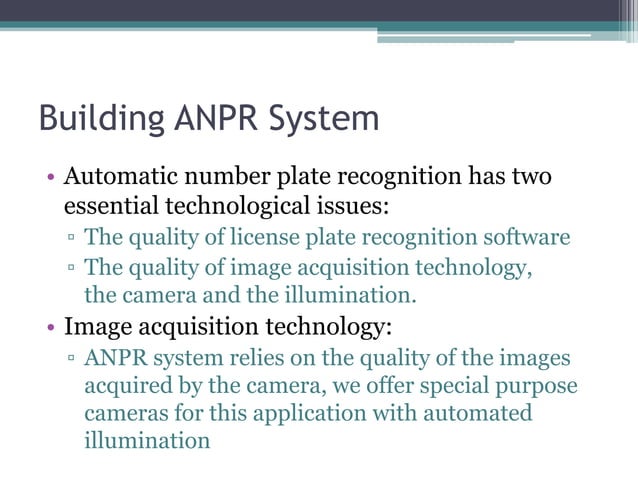 Vehicle access control using anpr | PPTX | Auto Type | Automotive