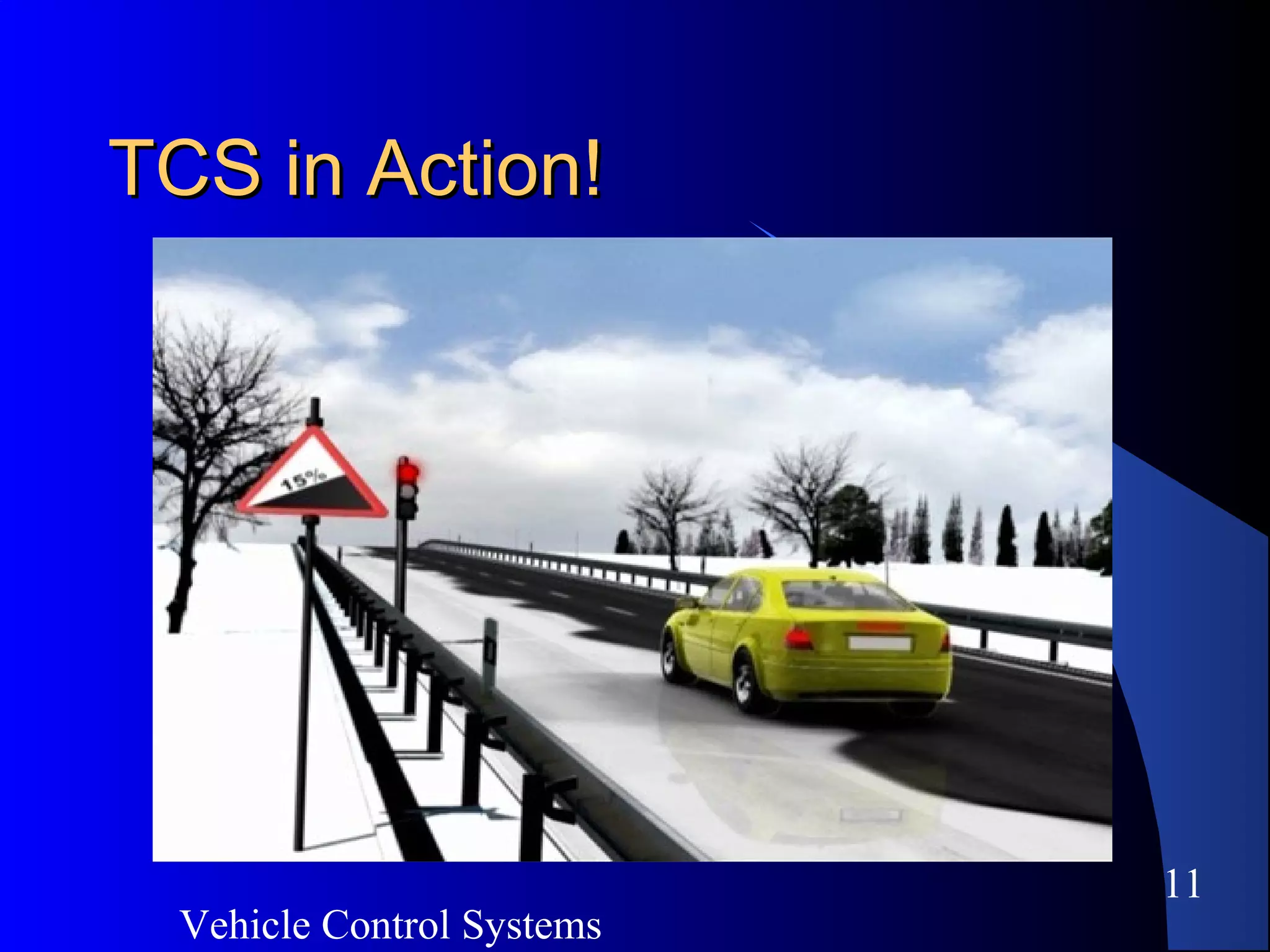 Vehicle Control Systems
11
TCS in Action!TCS in Action!
 