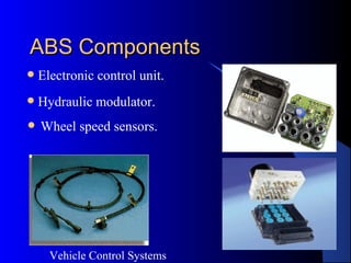 Automotive Control Example An Overview of Vehicle Control Systems | PDF