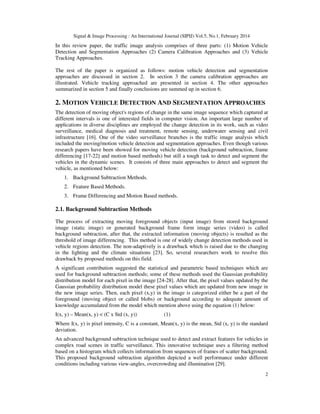 Vehicle detection and tracking techniques a concise review | PDF
