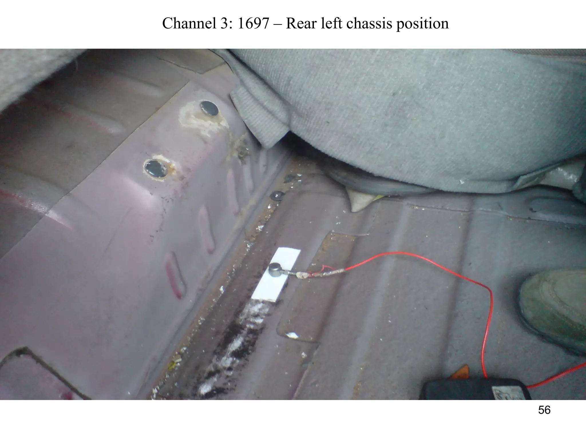 56
Channel 3: 1697 – Rear left chassis position
 