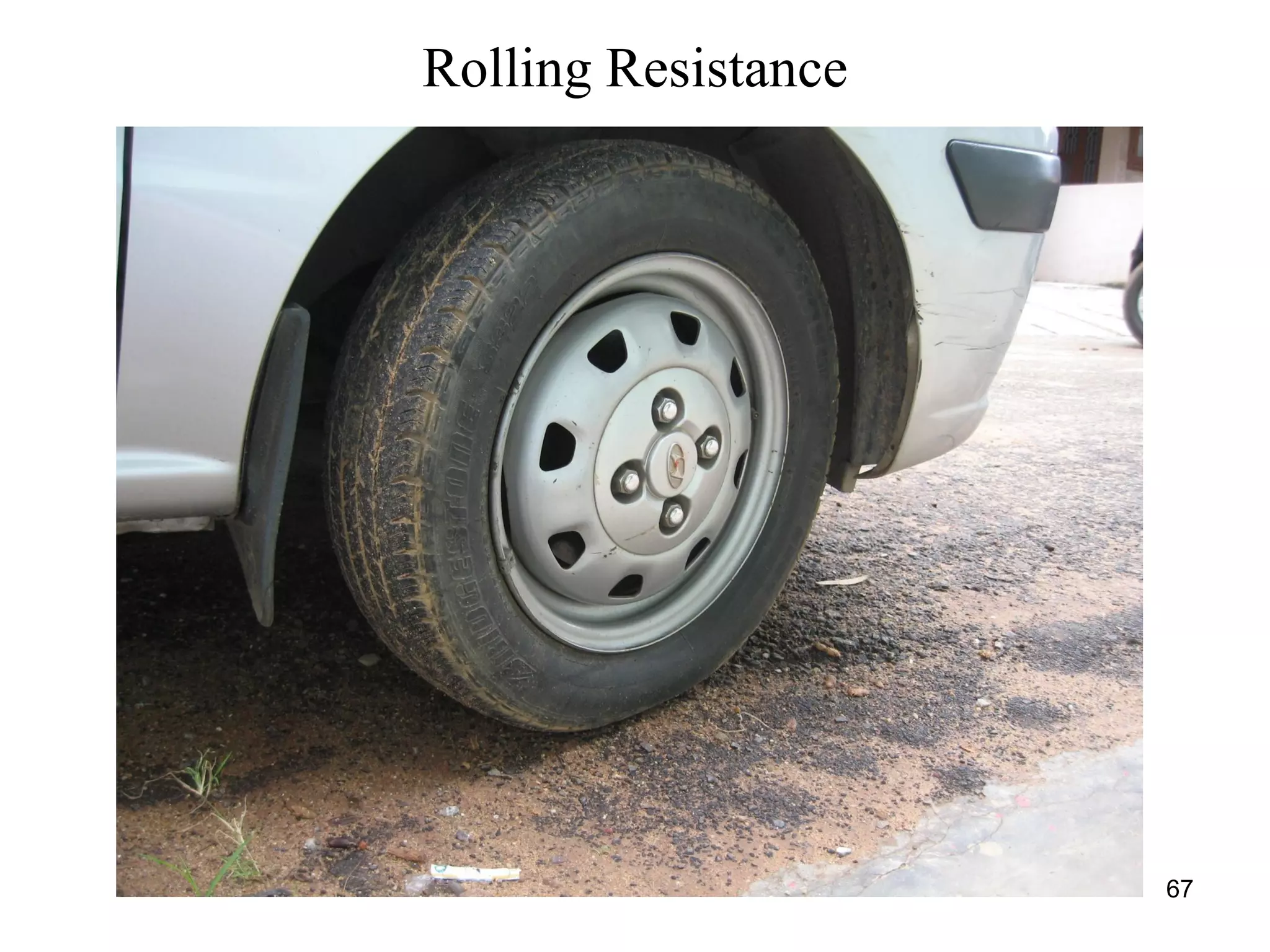 67
Rolling Resistance
 