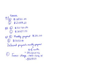 Vehicle finance lesson 2