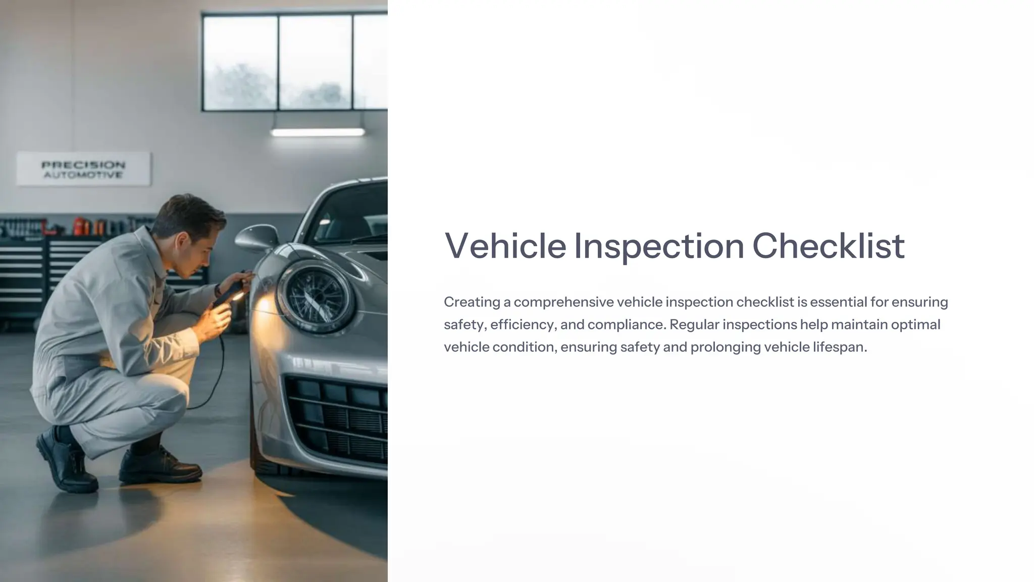 Vehicle Inspection Checklist with eAuditor | PDF