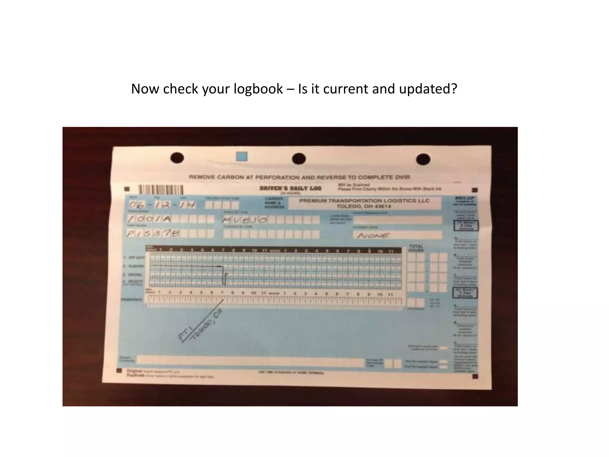 Vehicle inspection training | PPTX