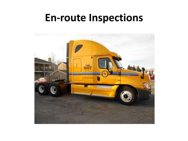 Vehicle inspection training | PPTX