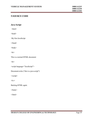 Vehicle management system | DOCX