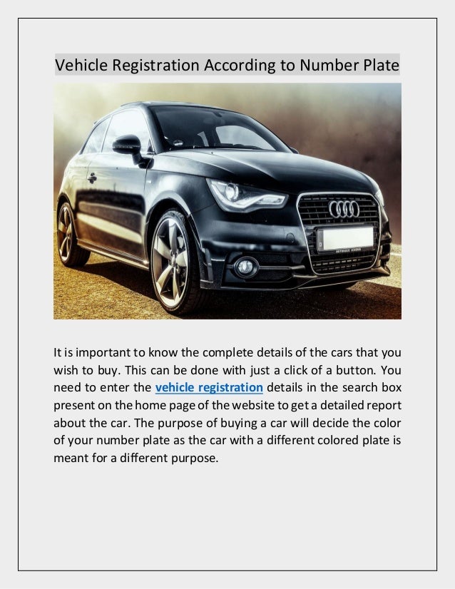 Vehicle Registration Number: Understanding Your Plate - Featured Image