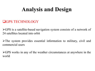 Vehicle tracking and locking system based on GSM and GPS | PPTX