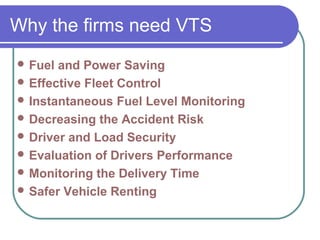Vehicle tracking system | PPT