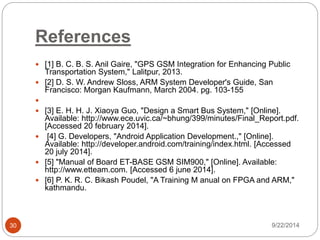 Recommendation and Conclusion 
30 9/22/2014 
 