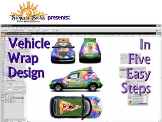 VehicleVehicle
WrapWrap
DesignDesign
InIn
FiveFive
EasyEasy
StepsSteps
presentspresents::
 