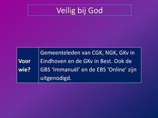 Veilig bij God