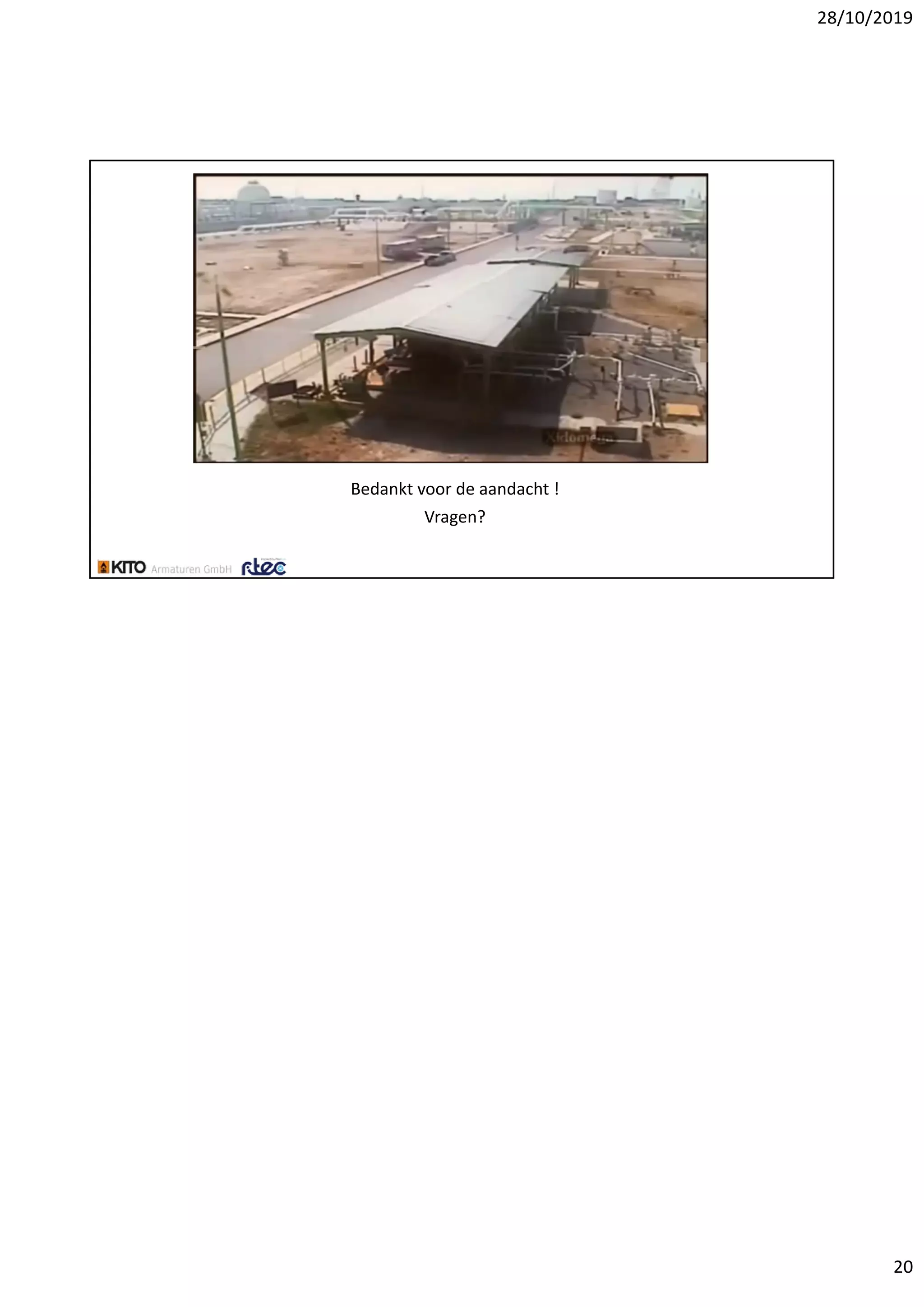 28/10/2019
20
Bedankt voor de aandacht !
Vragen?
 