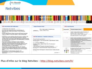 Netvibes
Plus d’infos sur le blog Netvibes : http://blog.netvibes.com/fr/
 