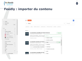 Feedly : importer du contenu
55
 