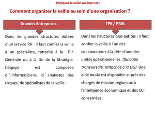 la Veille Stratégique ou Concurrencielle