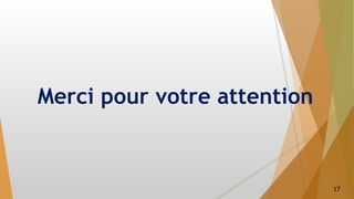 Merci pour votre attention
17
 