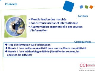 Contexte


                                                             Constats
                   • Mondialisation des m...