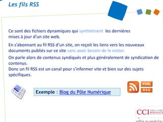 Les outils de recherche et veille sur le web