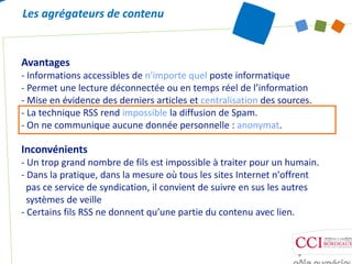 Les outils de recherche et veille sur le web