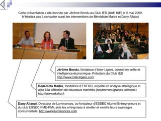 Veille Commerciale Jerome Bondu